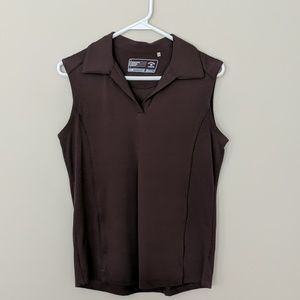 Sleeveless Cutter and Buck golf top
